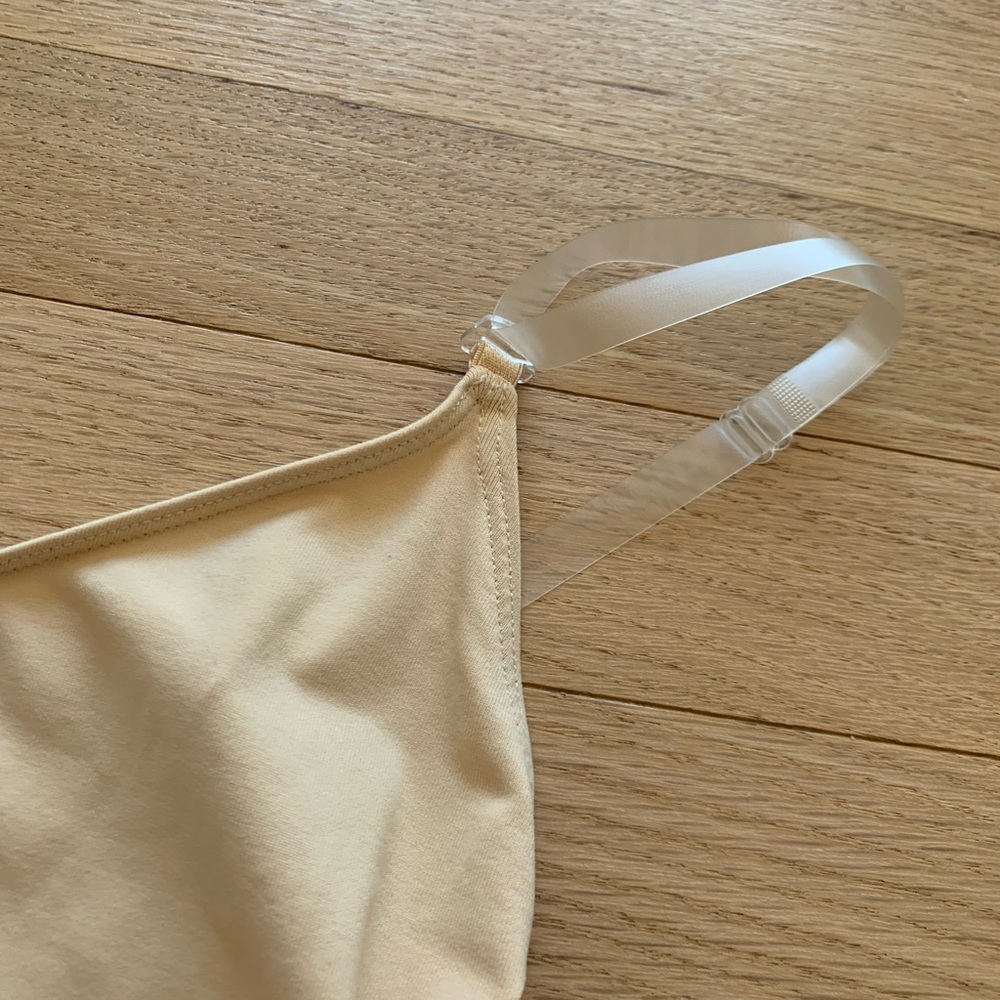 Capezio Nude Leotard with Invisible Straps Size Small - Picture 6 of 6